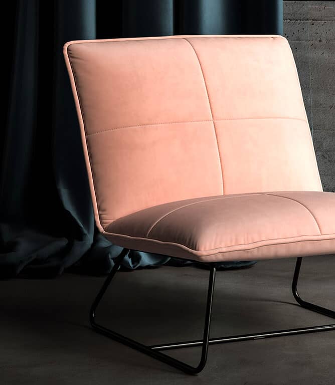 Cotswold Velvet FR Fabric / Blush