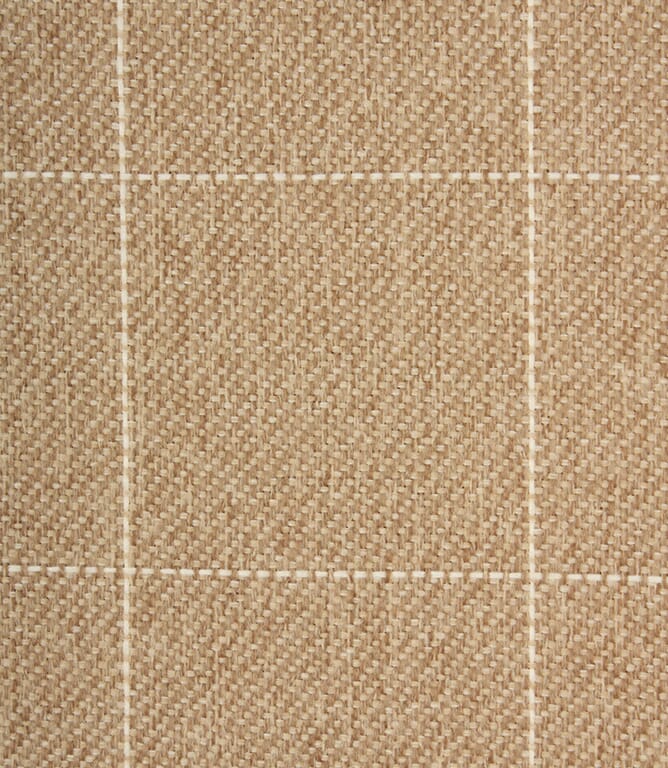 Tweedy Check FR Fabric / Natural