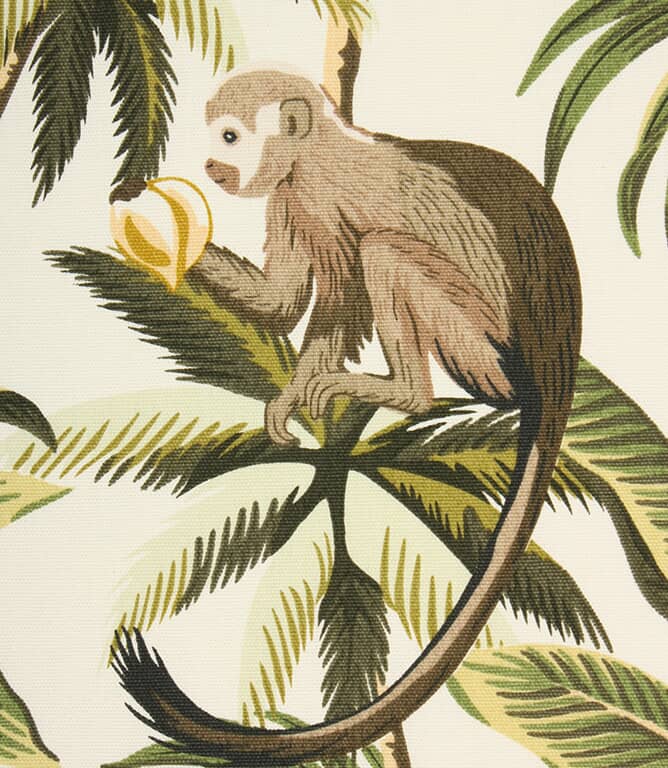 Mr Monkey Fabric / Natural