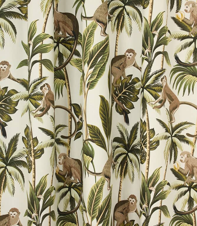 Mr Monkey Fabric / Natural