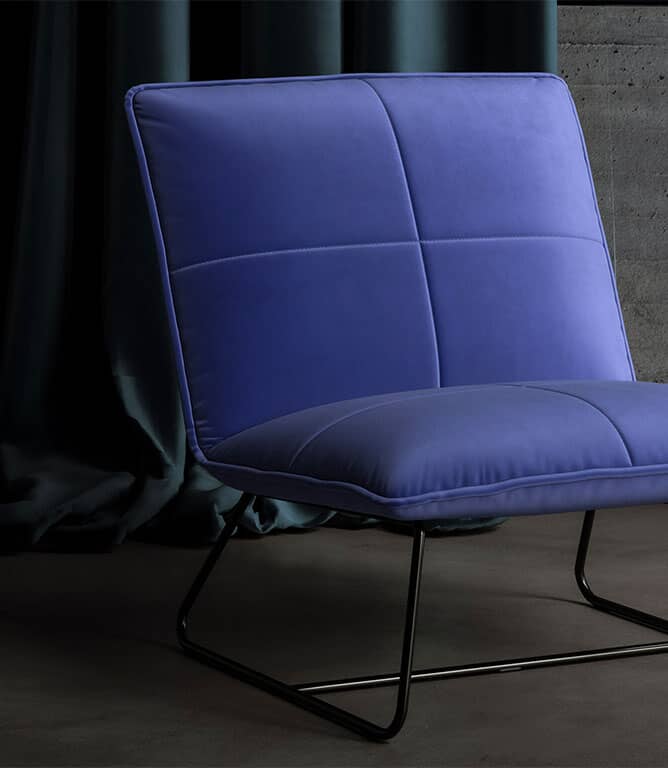 Cotswold Velvet FR Fabric / Cobalt