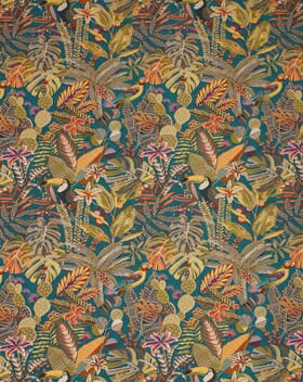 Tropical Andes Fabric / Petrol