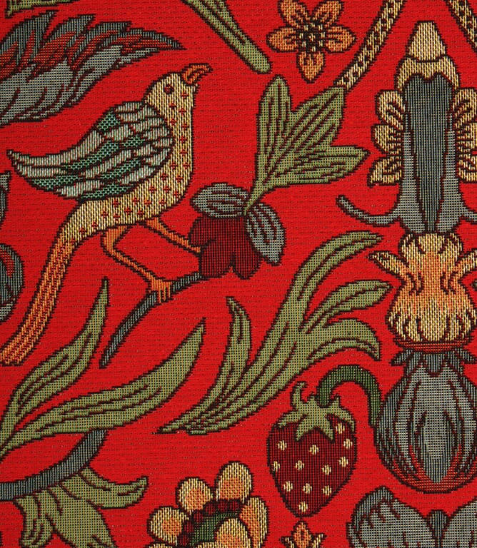 Ruskin Fabric / Red