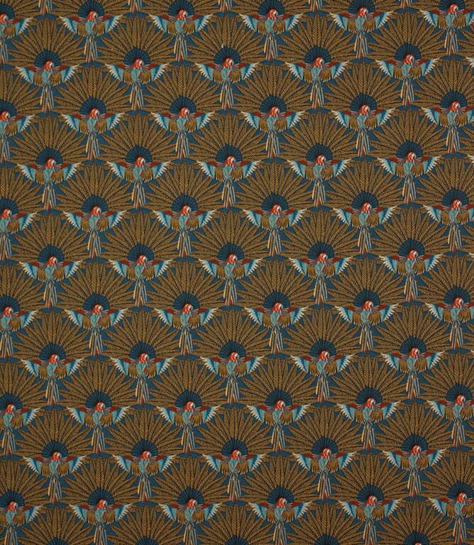 Peacock Parrot Paradise  Fabric