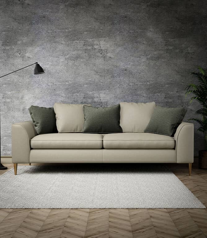 Pershore FR Fabric / Flax