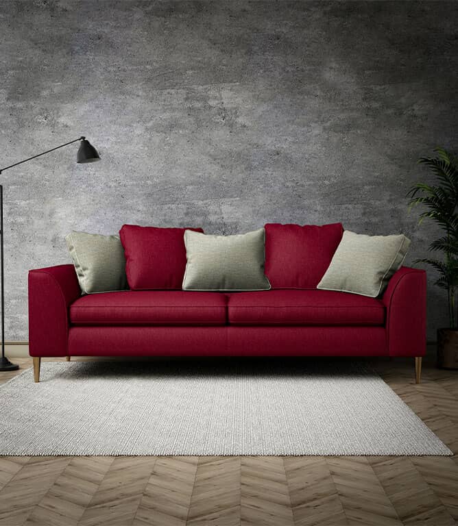 Pershore FR Fabric / Pomegranate