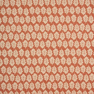 Paprika Oak Leaf Fabric