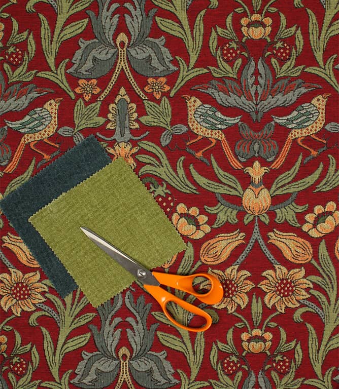 Ruskin Fabric / Mulberry