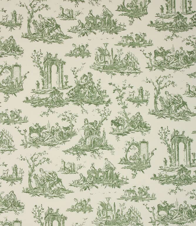 Buy Green French Toile Wallpaper Vintage Williamsburg Colonial Online in  India  Etsy