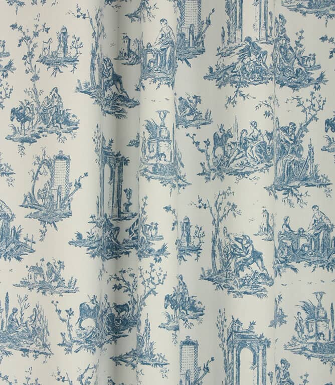 French Toile Fabric / French Blue