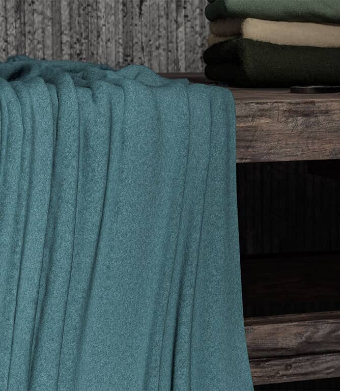 Cotswold Wool  Fabric / Cerulean