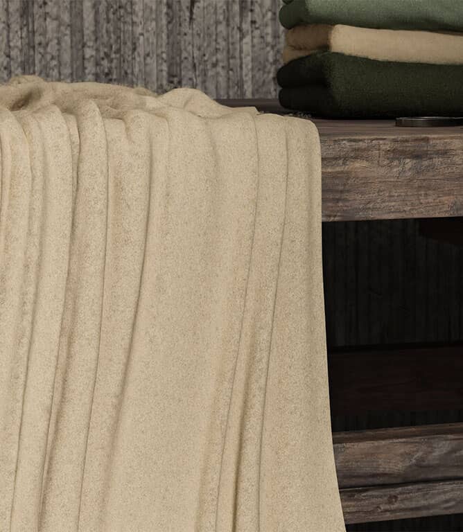 Cotswold Wool  Fabric / Ecru