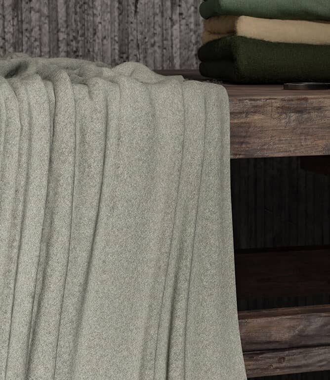 Cotswold Wool  Fabric / Lead