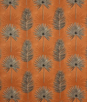 orange fabric pattern