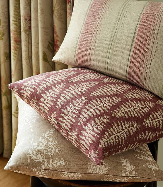 iLiv Sackville Stripe Fabric / Rosa